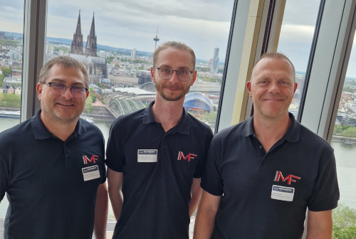 Jochen Lauerer, Michael Lobanow und Frank Mantel at the Night of Academy in Cologne