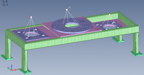 Anlagenbau – Aufstellböcke für Gegenstrahlmühle und Sichtermühle