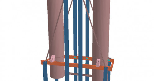 Anlagenbau – Gestell für CO2-Trockner/Reiniger in USA