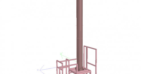 Anlagenbau – Gestell für Kolonne in Brauerei