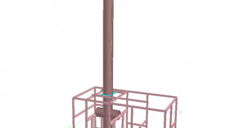 Anlagenbau – Gestell für Kolonne in Brauerei