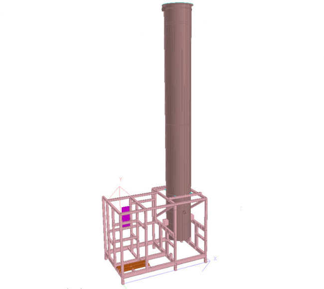 Anlagenbau – Gestell für Kolonne in Brauerei