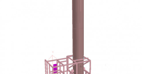 Anlagenbau – Gestell für Kolonne in Brauerei