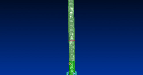 Anlagenbau – Kolonne für Brauerei in den USA