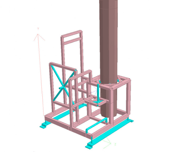 Anlagenbau – Stahlrahmen für Varidox-H