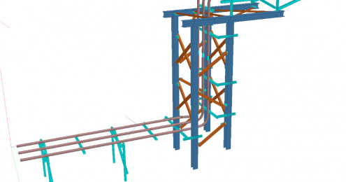 Anlagenbau – Stromschienen in Swansea, Wales