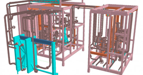 Anlagenbau – Verschiedene Gestelle für Brauerei