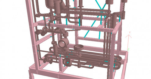 Anlagenbau – Verschiedene Gestelle für Brauerei