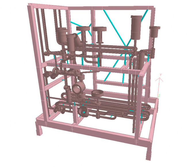 Anlagenbau – Verschiedene Gestelle für Brauerei