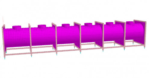 Anlagenbau – Verschiedene Gestelle für Brauerei