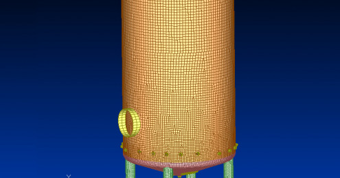 Behälterbau – Bioreaktor in Helsinki, Finnland