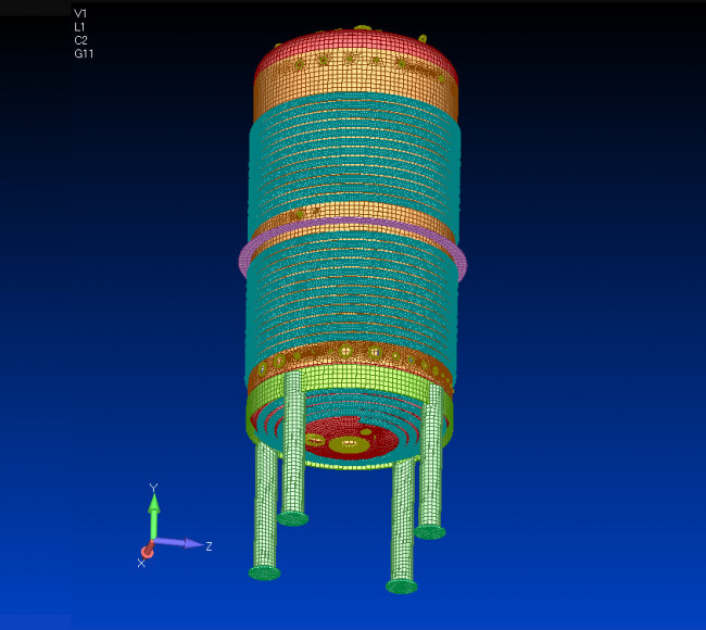 Behälterbau – Druckbehälter in Wilson, NC, USA