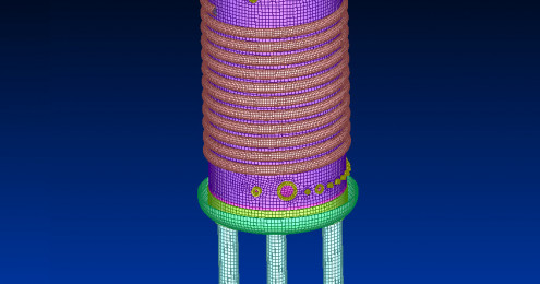 Behälterbau – Druckbehälter in Wilson, NC, USA