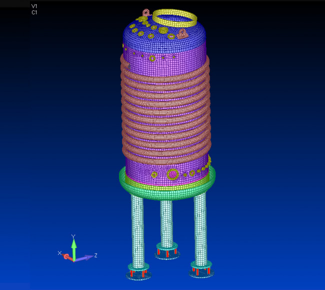 Behälterbau – Druckbehälter in Wilson, NC, USA