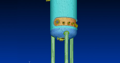 Behälterbau – Druckbehälter in Wilson, NC, USA