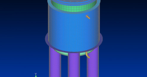 Behälterbau – Füllbehälter in Oslo, Norwegen