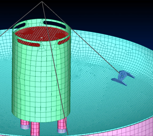 Behälterbau – Heben einer Würzpfanne