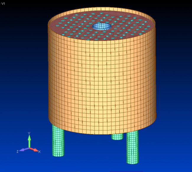 Behälterbau – Innenkocher einer Würzpfanne für Brauerei