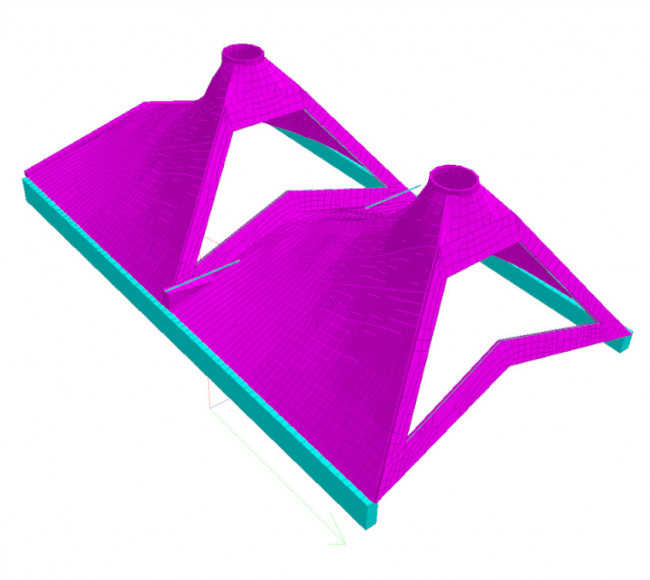 Instandsetzung – Betonschalendach Rexroth