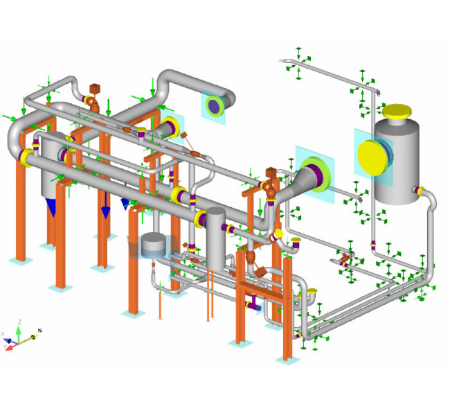 Rohrleitungsbau – CO2 Kompressor Einheit in USA