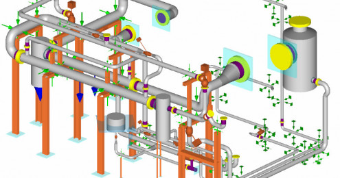 Rohrleitungsbau – CO2 Kompressor Einheit in USA
