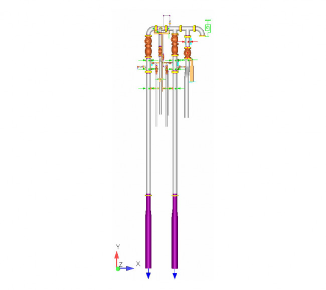 Rohrleitungsbau – Feuerlöschleitung im KKW Grohnde