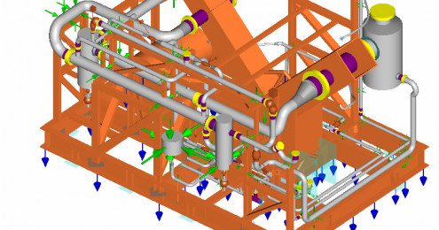 Rohrleitungsbau – Schwingungsbetrachtung an einer CO2 Kompressoreinheit