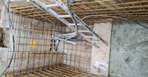 Tiefbau – Ortbetonschacht in Bestandsschacht für Telekomtrassen