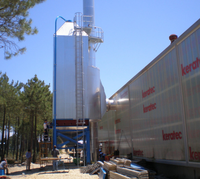 Umwelttechnik – Schüttschichtfilter Keratec